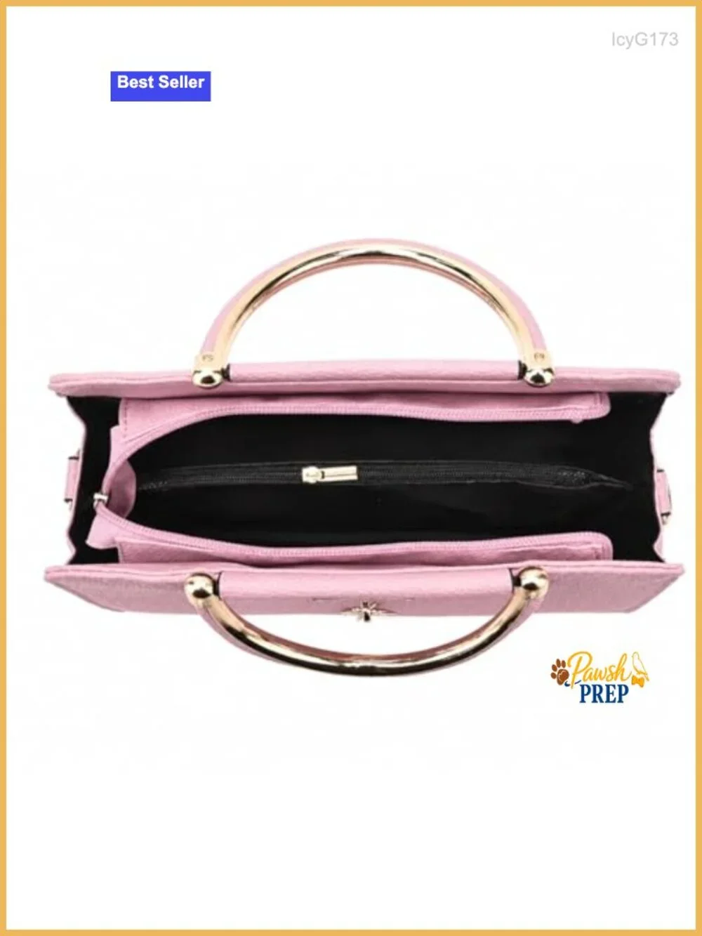 Small Croc Texture Satchel Handbag - Faux Leather Top Handle Purse Crossbody